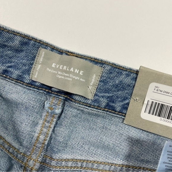 New Everlane The Curvy 90s Cheeky Straight Jeans Size 30 Regular - Picture 5 of 10